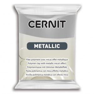 080 Silver Metallic 56g - Πολυμερικός Πηλός Cernit