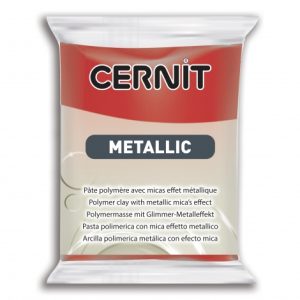 400 Red Metallic 56g - Πολυμερικός Πηλός Cernit
