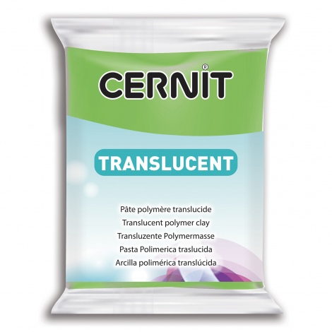 605 Lime Green Translucent 56g - Πολυμερικός Πηλός Cernit