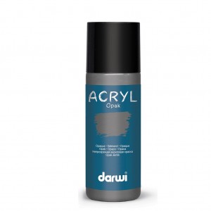 156 DARK GREY - Ακρυλικό Χρώμα Darwi Acryl Opak 80ml