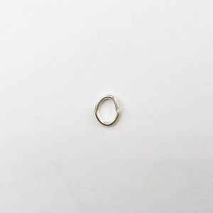 COS01 Κρικάκια Οβάλ Ασημένια 20τμχ.