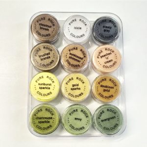 Σετ 12 Θερμά Χρώματα Mica Pure Rock